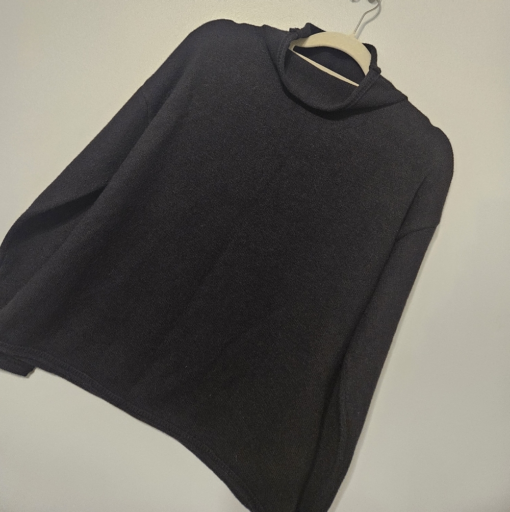 Black Turtleneck Sweater